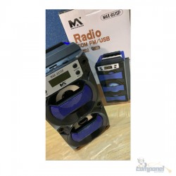Caixa de Som bluetooth com FM e USB Portatil MAX-651SP